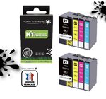 27XL - Réveil - 2 X Pack de 4 Cartouches D'encre Noir/Cyan/Magenta/ Jaune - Grande capacité