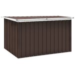 vidaXL Boîte de rangement de jardin Marron 149x99x93 cm