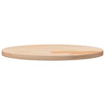 vidaXL Dessus de table Ø70x2 5 cm Bois de pin massif