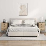 vidaXL Cabinet de chevet avec tiroir Chêne Sonoma 42 x 41 x 61 cm