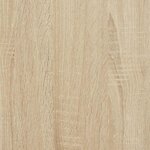 vidaXL Cadre de lit sans matelas chêne sonoma 120x190 cm