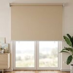 vidaXL Store enrouleur Protection UV Beige 80 x 230 cm Polyester