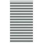 vidaXL Store zèbre gris foncé largeur du tissu 115 9 cm polyester