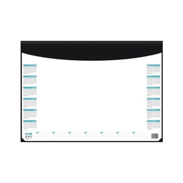 Sous-main 25 feuillets année civile dans support PVC 'Quadri Perpétuel' 40,5 x 55 cm ... BOUCHUT