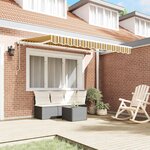 vidaXL Auvent Rétractable Multicolore 350 x 200 cm