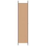 vidaXL Paravent 4 panneaux Beige 200 x 220 cm Tissu