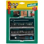 Wolfcraft jeu de micro embouts de tournevis 32 pièces 1389000