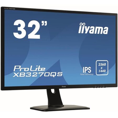 Iiyama prolite xb3270qs-b1 écran plat de pc 80 cm (31.5") 2560 x 1440 pixels quad hd led noir