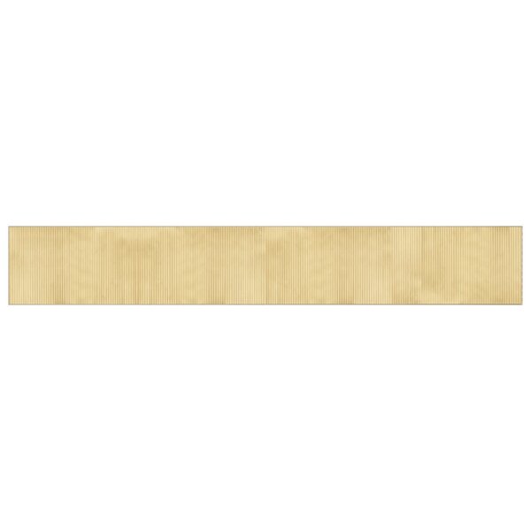 vidaXL Tapis rectangulaire naturel clair 60x400 cm bambou