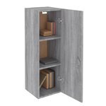 vidaXL Meubles TV Sonoma gris 30 5x30x90 cm Bois d'ingénierie