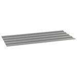 vidaXL Panneaux de toiture 12 Pièces rouillé 100x44 cm Acier corten