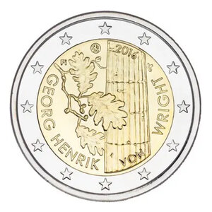 2 euros commémorative Finlande 2016 - Henrik von Wright.