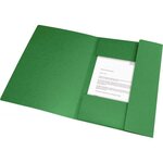 Chemise 3 rabats à élastique Top File A4 Carte lustrée Vert ELBA