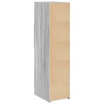 vidaXL Buffet haut sonoma gris 30x42 5x124 cm bois d'ingénierie