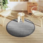 vidaXL Tapis d'extérieur ARAKIL gris Ø120 cm PP