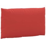 vidaXL Coussins de palette lot de 3 rouge tissu oxford