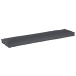 vidaXL Coussin de palette Anthracite 180 x 40 x 8 cm Tissu Oxford