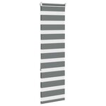 vidaXL Store zèbre gris foncé largeur du tissu 35 9 cm polyester