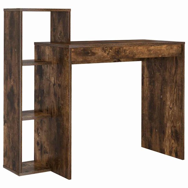 vidaXL Bureau Chêne fumé 100 x 40 x 90 cm Bois d'ingénierie