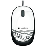 Logitech corded mouse m105 (blanc)