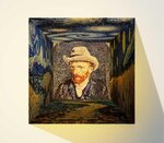 Pièce de monnaie en Argent 5 Cedis g 31.1 (1 oz) Millésime 2025 3D Optical Illusion STARRY NIGHT 3D (PRÉCOMMANDE)