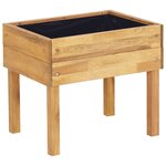 vidaXL Jardinière surélevée 50x40x45 cm Bois massif d'acacia