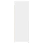 vidaXL Cabinet à chaussures avec étagère Blanc 77 5 x 30 x 83 5 cm
