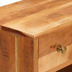 vidaXL Meuble TV Naturel 110 x 30 x 44 cm Bois d'Acacia Massif