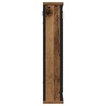 vidaXL Armoire à miroir de salle de bain vieux bois bois d'ingénierie