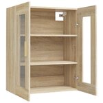vidaXL Armoire murale suspendue Chêne sonoma 69 5x34x90 cm