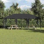 vidaXL Tente de fête Anthracite 600 x 400 x 266 cm
