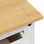 vidaXL Coffres de rangement Blanc 92 x 48 x 114 cm Bois de Pin Massif