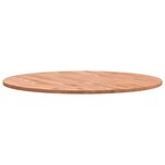 vidaXL Dessus de table Ø70x1 5 cm rond bois massif de hêtre