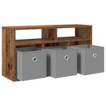 vidaXL Basboard avec tiroir Bois ancien 72 x 22 5 x 38 cm