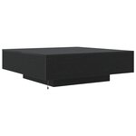 vidaXL Table Basse Chêne noir 100 x 100 x 31 cm Bois d'ingénierie