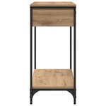 vidaXL Table console Other chêne artisanal 100 x 34.5 x 75 cm