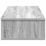 vidaXL Étagère murale avec tiroirs sonoma gris bois d'ingénierie