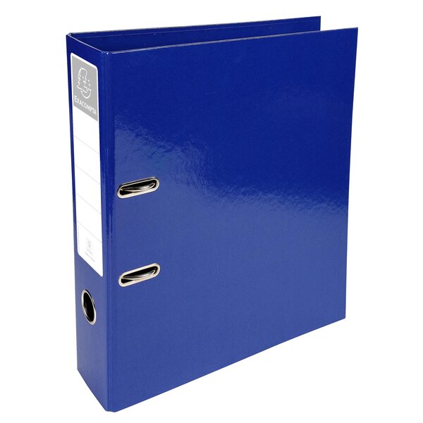 Classeur À Levier Iderama Prem'touch Dos 70mm - Bleu Foncé - X 10 - Exacompta