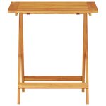 vidaXL Ensemble bistro pliant 3 Pièces Marron Bois d'Acacia Massif