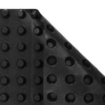 vidaXL Feuille de drainage nervurée 2 Pièces Noir 0 5 x 20 m HDPE