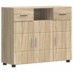 vidaXL Cabinet en Bois avec tiroir Chêne Sonoma 88 5 x 30 5 x 73 cm