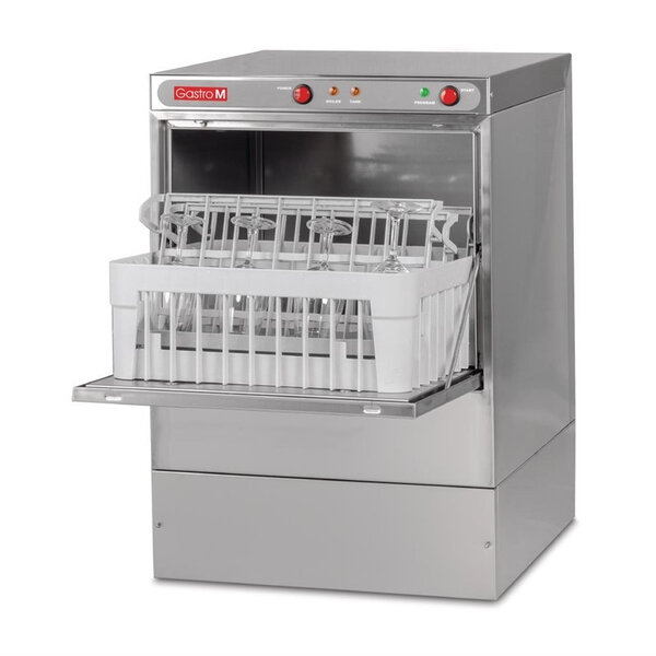 Lave verre professionnel 400x400  - verres 290 mm - gastro m -  - acier inoxydable