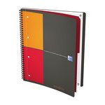 Cahier spirales oxford activebook a5+ 17 x 22 cm - perforé 4 trous- petits carreaux - 160 pages