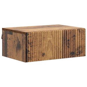 vidaXL Cabinet de chevet mural Bois ancien 49 x 34 5 x 20 cm