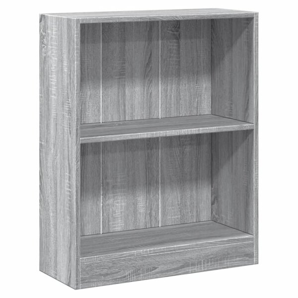 vidaXL Bibliothèque Sonoma gris 60x24x76 cm Bois d'ingénierie