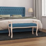 vidaXL Banc Bleu 110x45x60 cm Velours