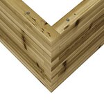 vidaXL Jardinière 50x50x45 5 cm bois de pin imprégné