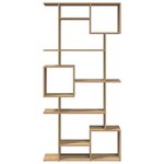 vidaXL Bibliothèque chêne artisanal 92x29x188 cm bois d'ingénierie