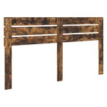 vidaXL Tête de lit Chêne fumé 200 cm Bois d'ingénierie