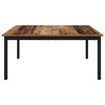 vidaXL Table basse Bois ancien 100 x 100 x 45 cm Bois d'ingénierie